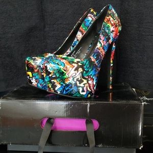Graffiti stilettos